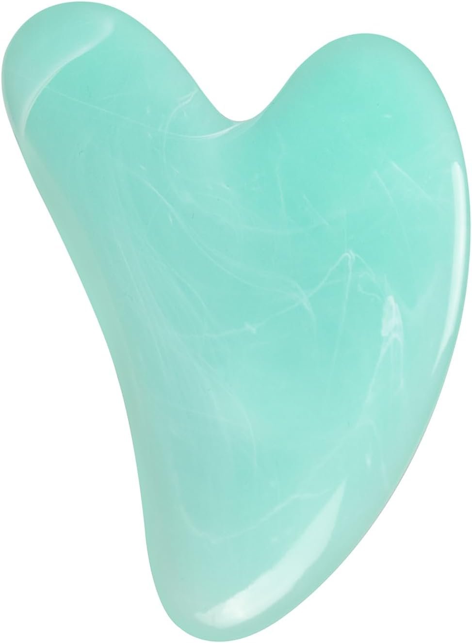 Gua Sha Facial Tools,Guasha Tool for Face,Facial and Body Massager for Women，Green