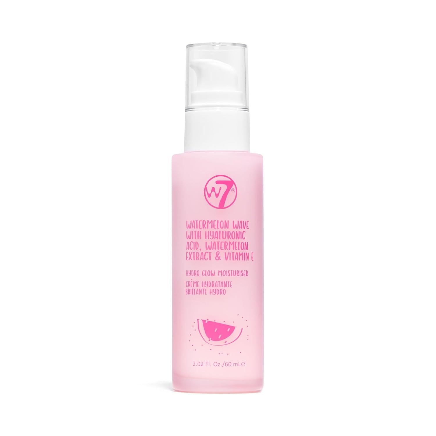 W7 Watermelon Wave Hydro-Glow Moisturizer – Face Cream Infused with Watermelon Juice Extract that Naturally Hydrates Skin 2.02fl oz