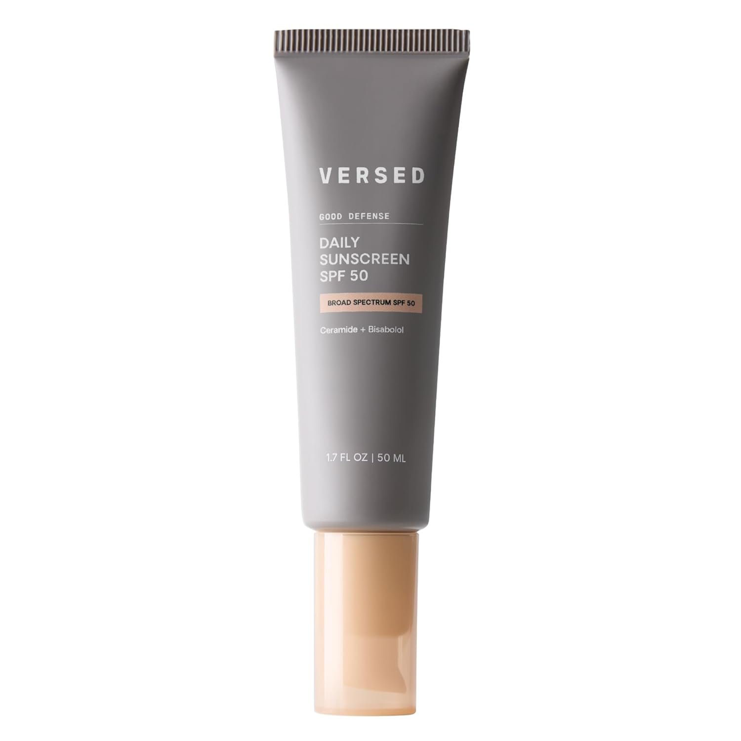 Versed Good Defense Daily Sunscreen for Face – SPF 50 PA++++ Broad Spectrum Chemical Sunscreen for All Skin Types – Lightweight & Hydrating Sun Screen (1.7 oz)