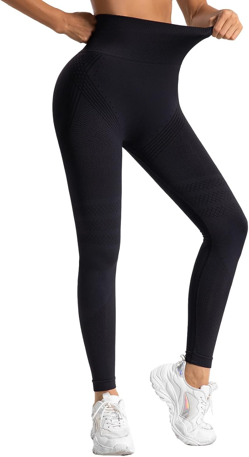 Cellumove Cellulite 3D Leggings for Women, Anti Cellulite Leggins, High Waisted Push Up Sculpting Fitness Pants