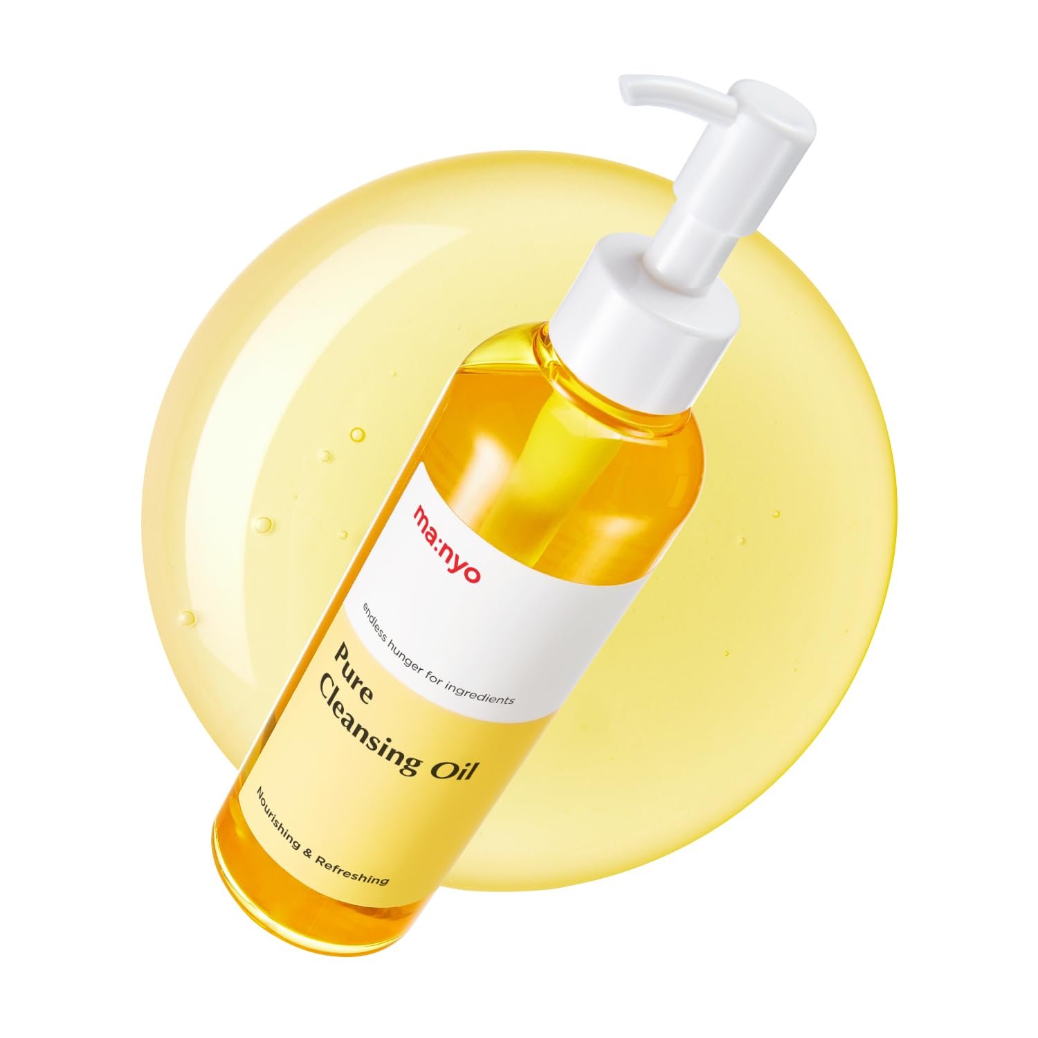 MANYO Pure Cleansing Oil, Natural Oil Cleanser for Face, Makeup Blackhead Remover, Korean Skin Care, 6.76 fl oz (200ml)