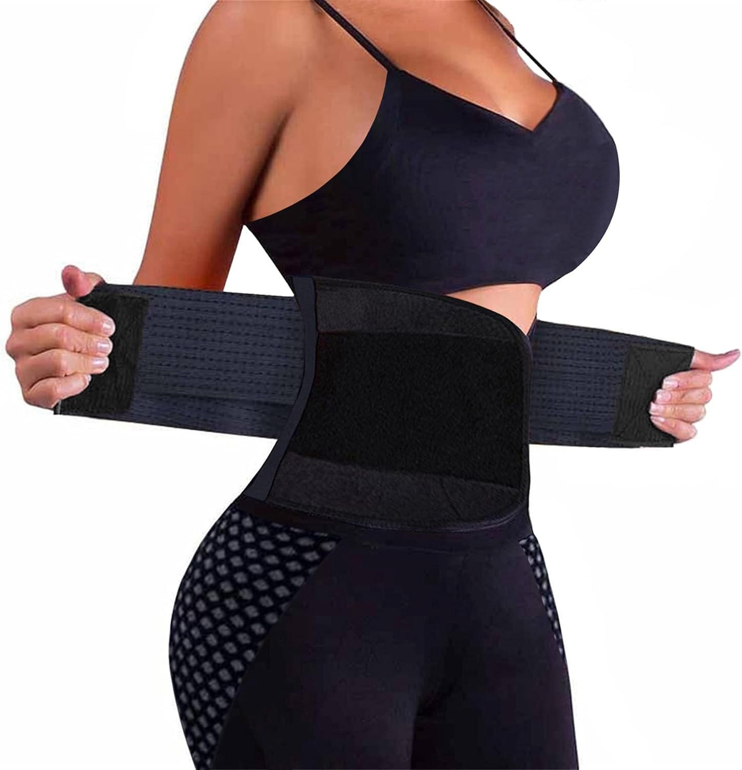 VENUZOR Waist Trainer Belt for Women – Waist Cincher Trimmer – Slimming Body Shaper Belt – Sport Girdle Belt (UP Graded)
