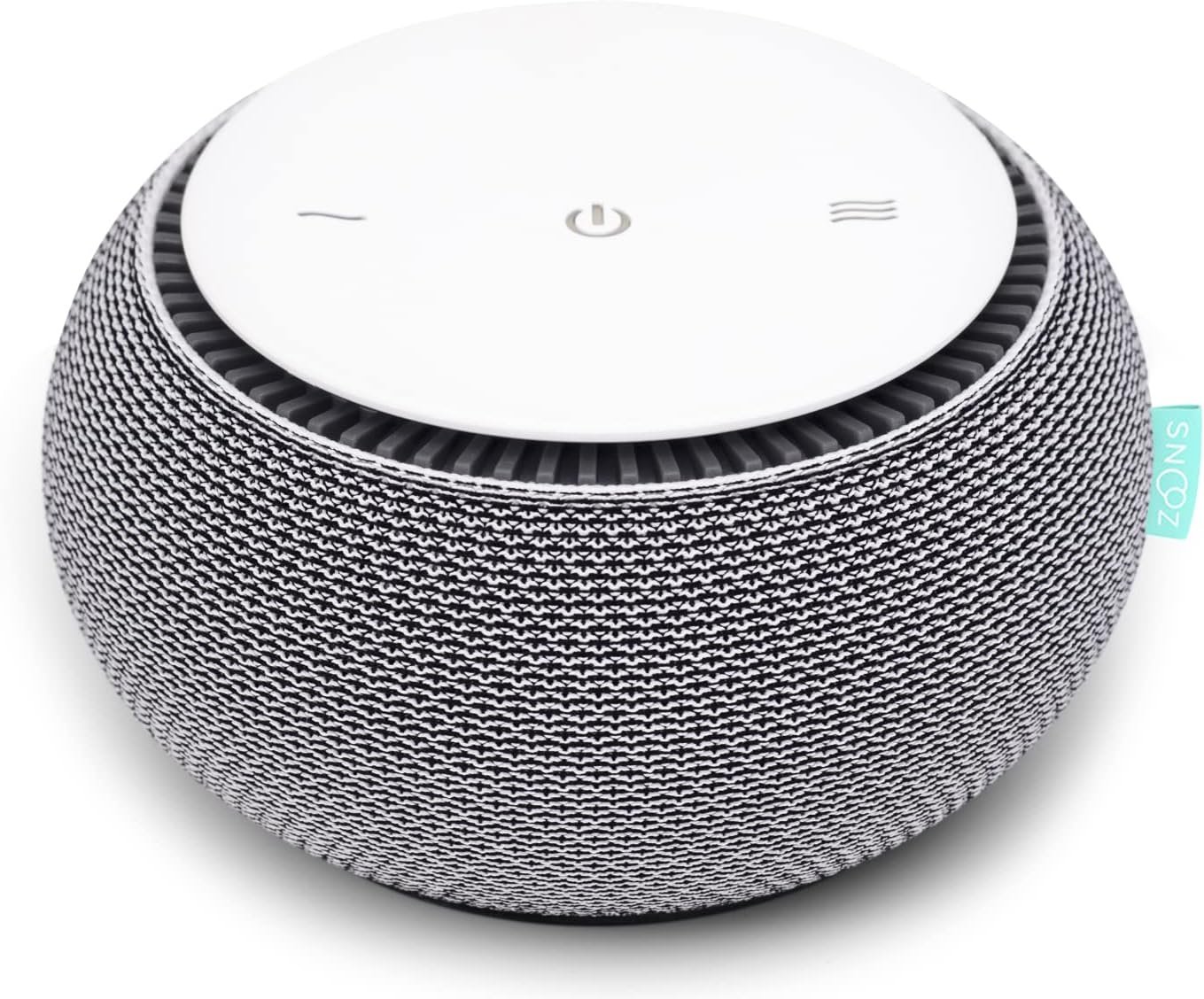 SNOOZ Smart White Noise Sound Machine – Real Fan Inside for Non-Looping White Noise, Sleep Aid for Adults, Travel, Sleeping, Bedroom, Portable, Baby Registry Essential – Cloud