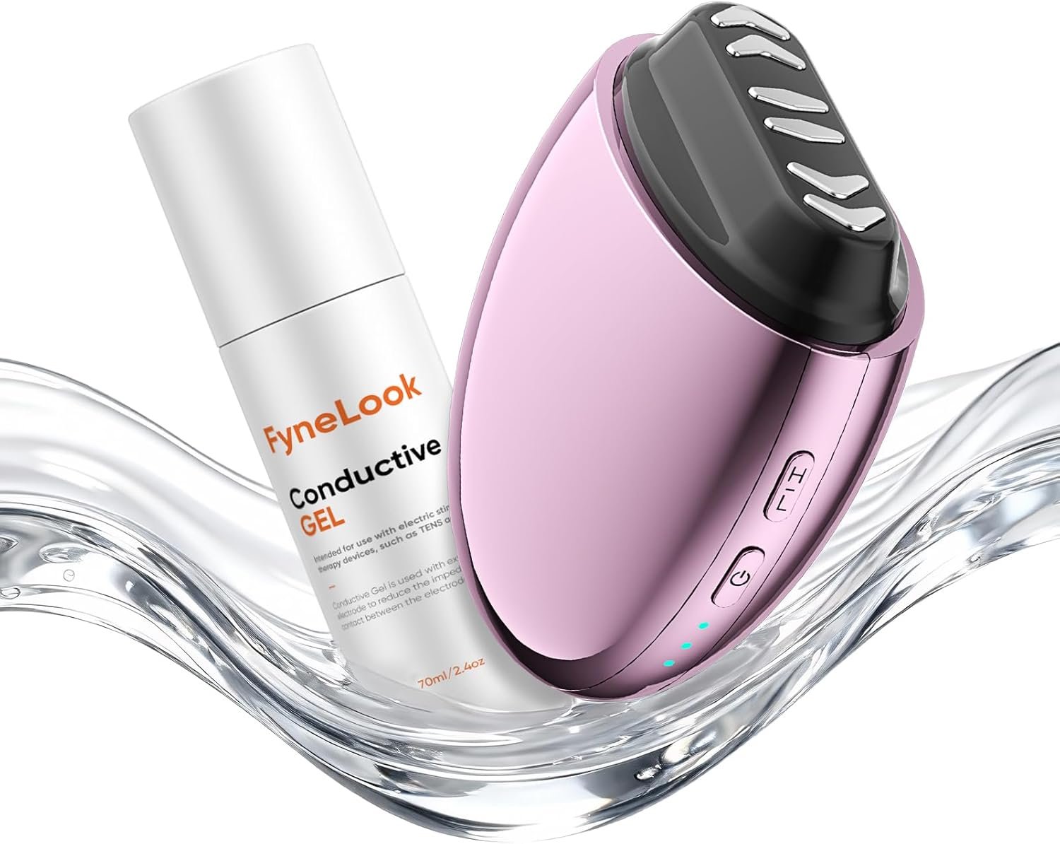Microcurrent Facial Device, Face Sculpting Tool for Instant Lift & Contour, 6-Point Skin Tightener for Eye Puffiness, Forehead Lines & Jawline, Anti-Aging Face Massager Kit