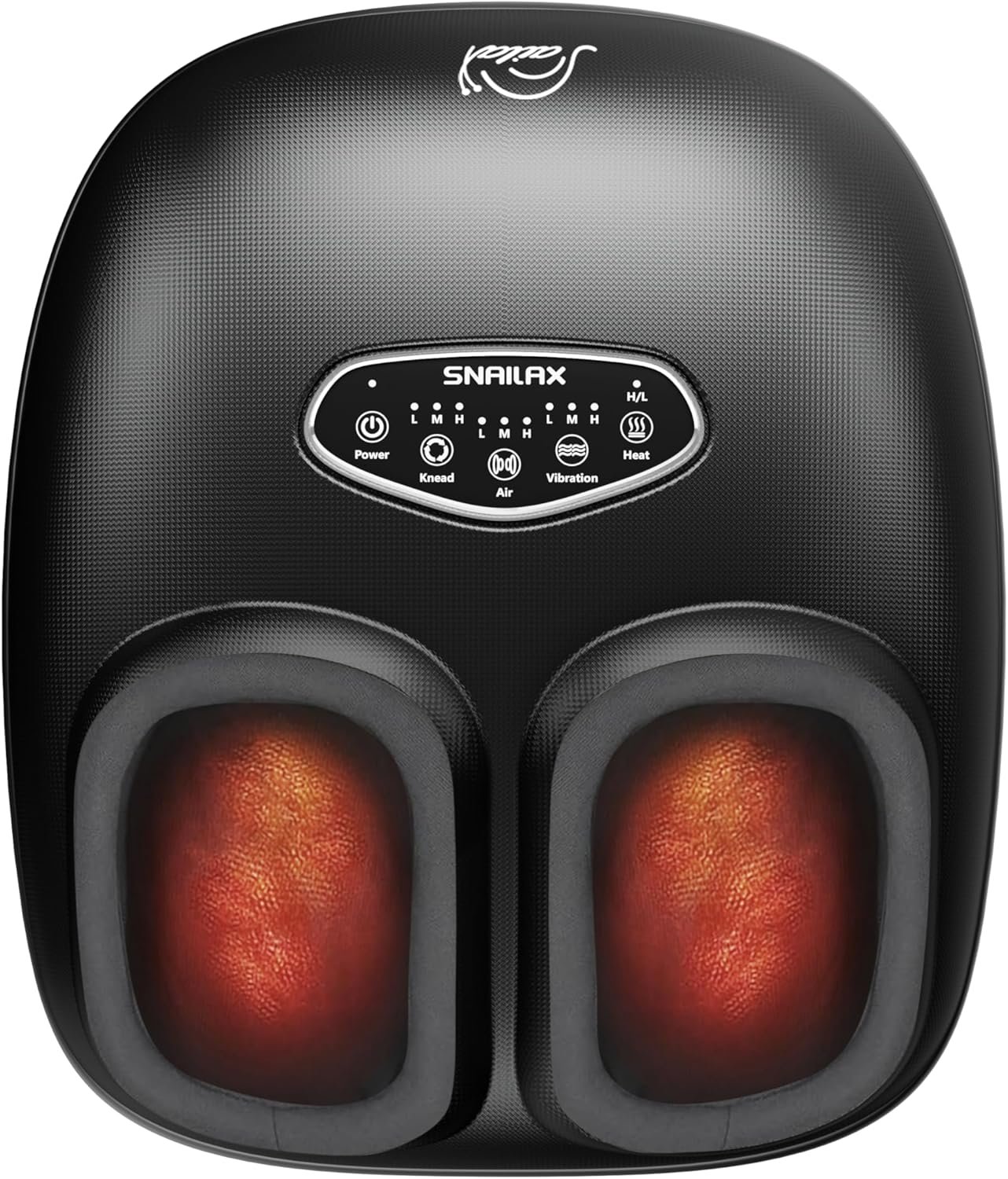 Snailax Shiatsu Foot Massager with Heat, Deep Kneading, Compression, Vibration, Feet Massager Machine for Plantar Fasciitis, Neuropathy, Foot Warmer Under Desk, Size 13, Gifts for Men, Women