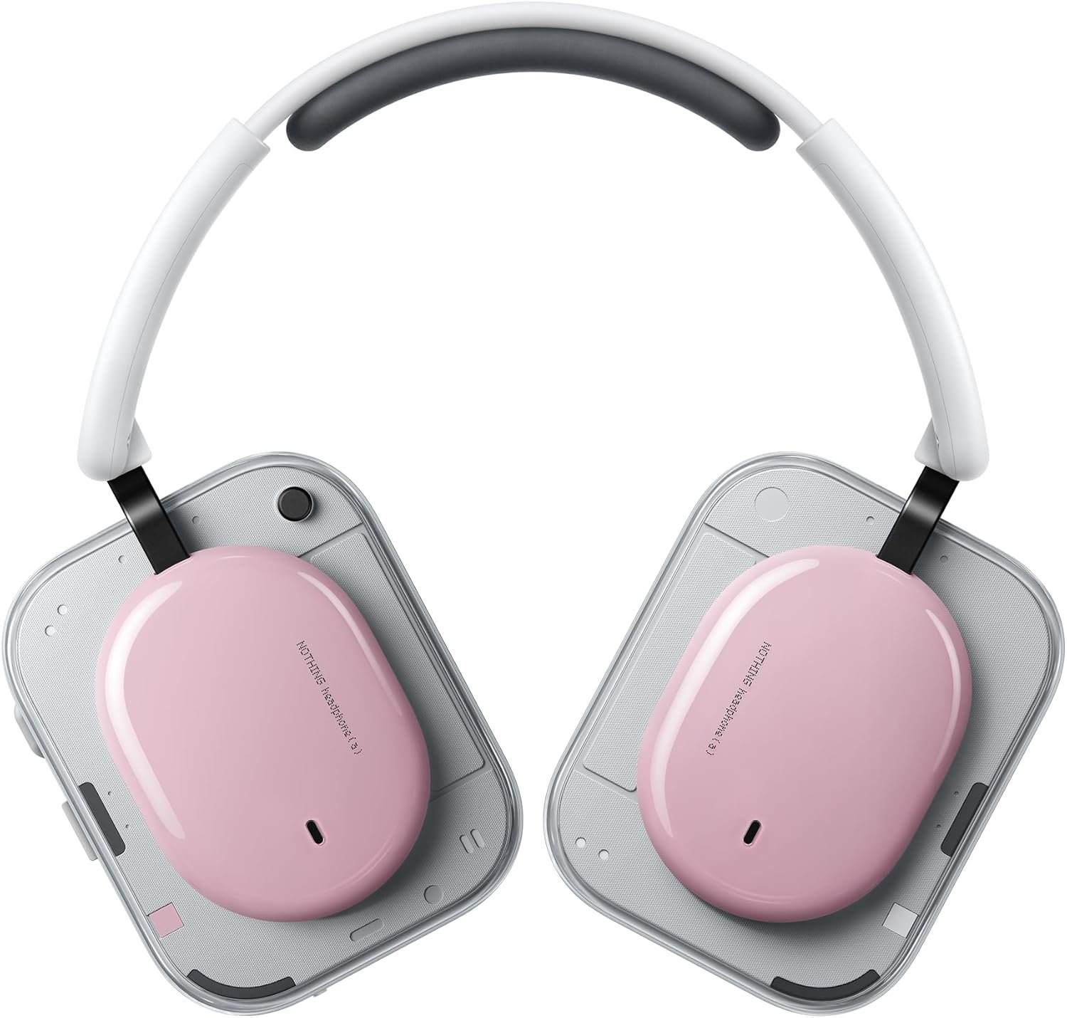 Nothing Headphone (a) 2026 New, Adaptive Active Noise Cancelling Headphones, Wireless Over Ear Bluetooth 5.4 ANC Headset with LDAC Hi-Res, 5 HD Mics Ultra Bass via APP, 135 Hours Playtime, Pink